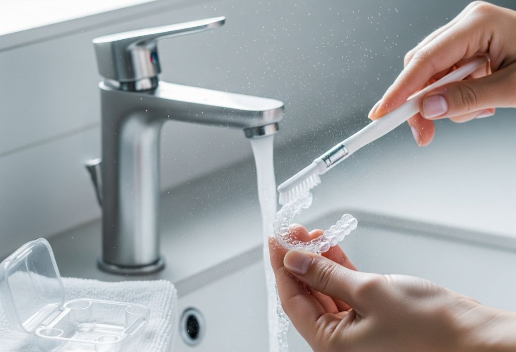 Aprende a limpiar tu ortodoncia invisible (Invisalign)